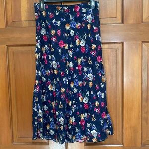 Ralph Lauren floral jacquard skirt